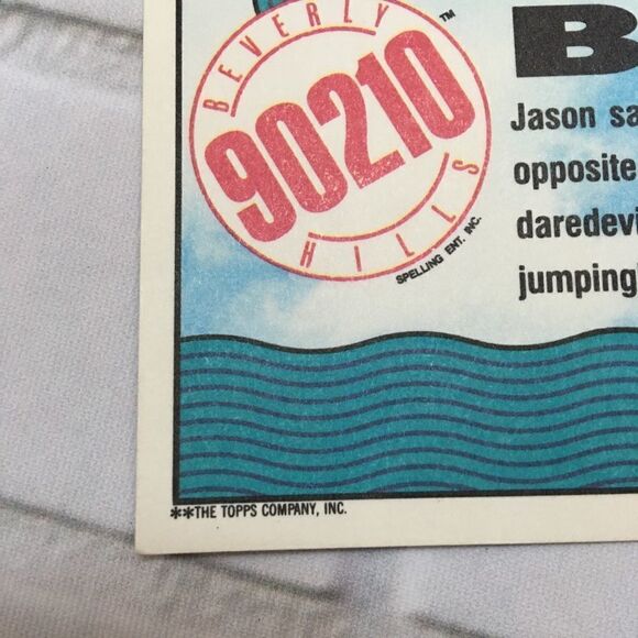 90’s Beverly Hills 90210 set: 8 Trading Cards by Topps - Picture 4 of 5
